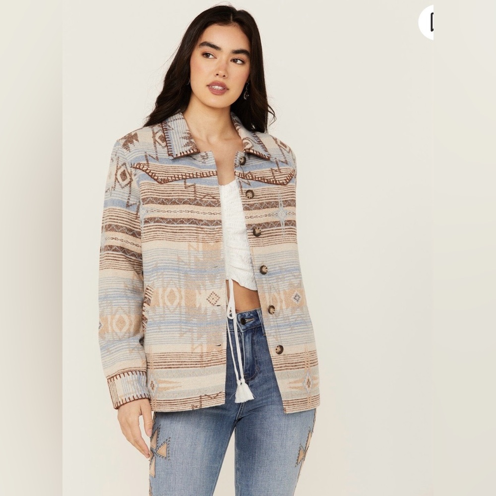 IDYLLWIND WOMEN'S HICKORYDALE SOUTHWESTERN PRINT SHACKET